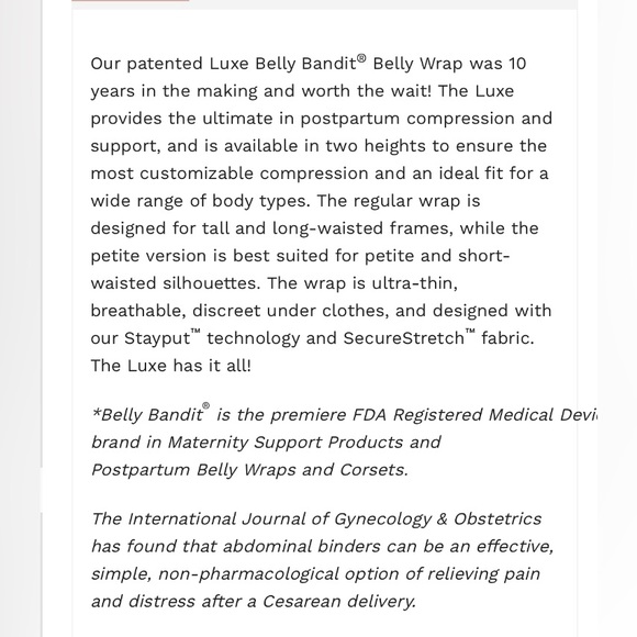 Belly Bandit belly wrap - Picture 8 of 8